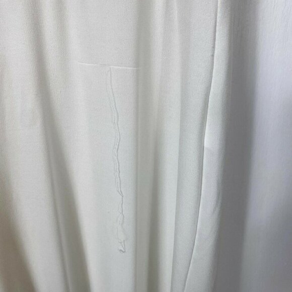 Beach Break white stretchy high waist wide leg pants. Summer beach Sz M - Picture 6 of 8